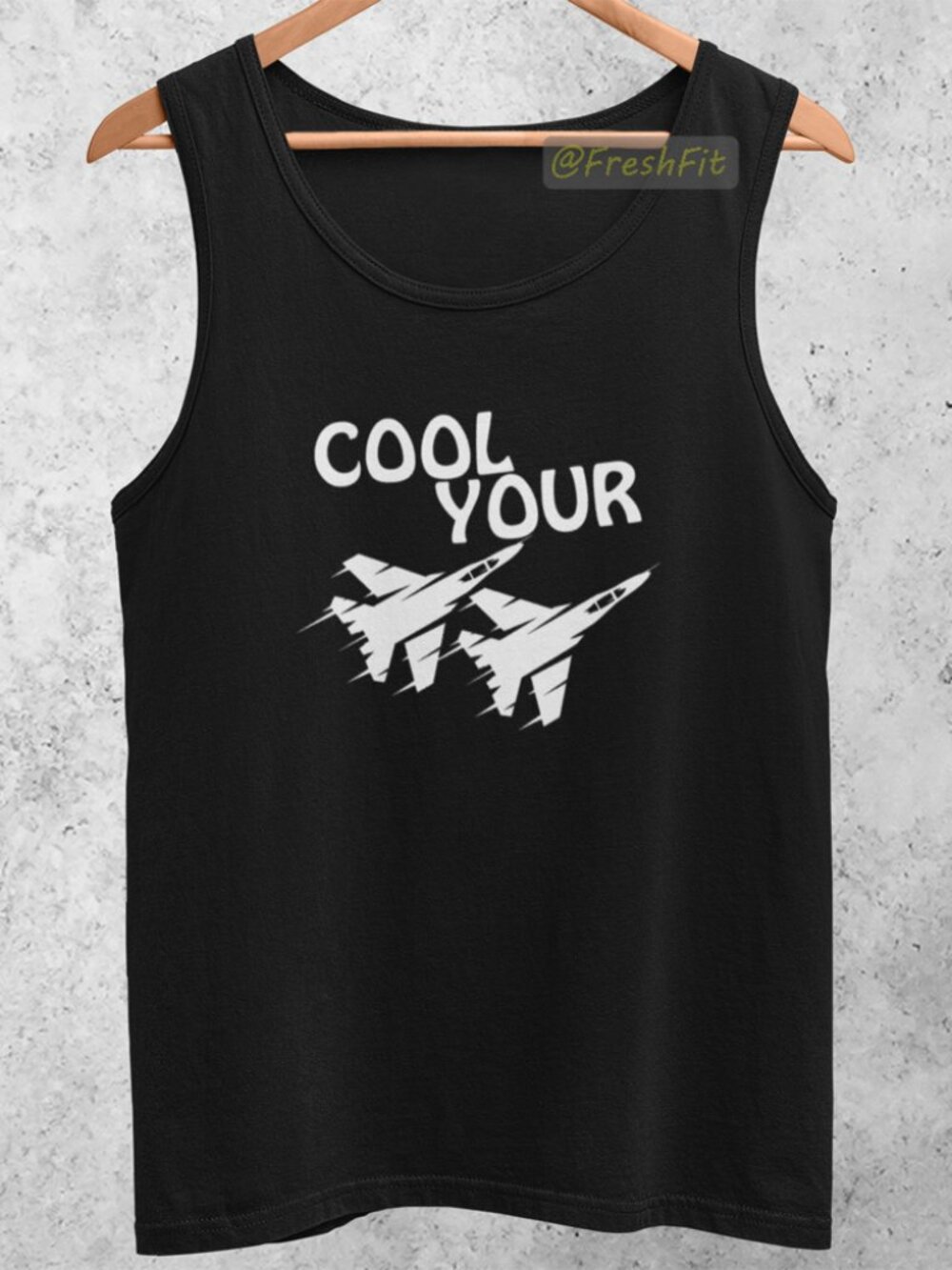 🆕Cool Your Jets Black Tank Top